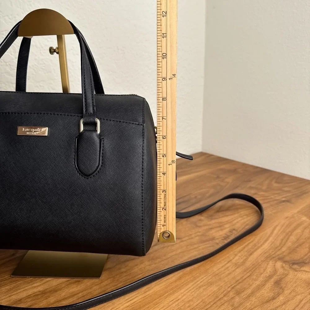 Kate Spade Laurel Way Lanae Satchel Black Saffiano Leather